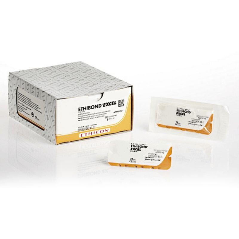 Етибонд, білий 90см USP2/0, колючо-ріжуча 2*17 мм, 1/2 кола, W6917